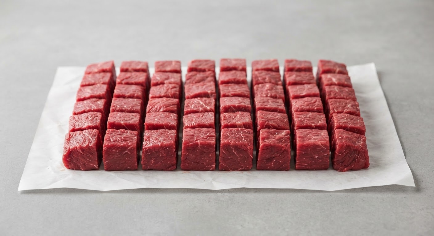 Beef Boneless Cubes — 1kg