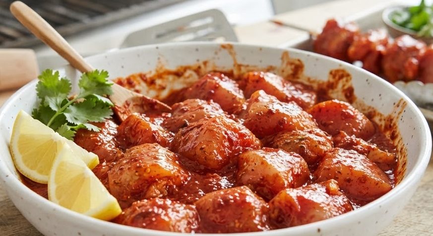 Marinated BBQ Tikka — detail view
