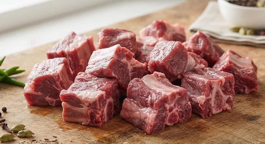 Mutton Curry Cut — detail view